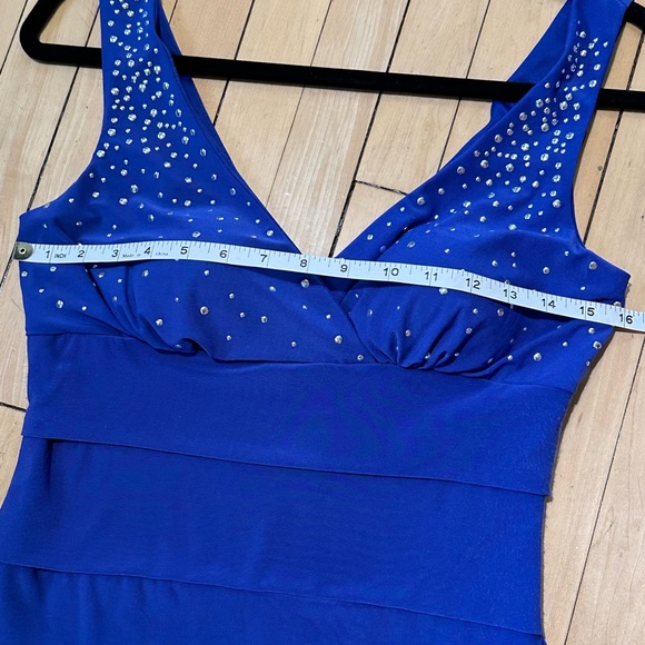 Jessica Blue Dress Size 4 - Picture 10 of 12